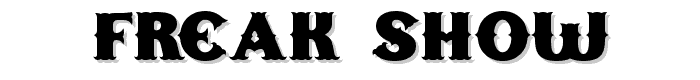 Freak Show font